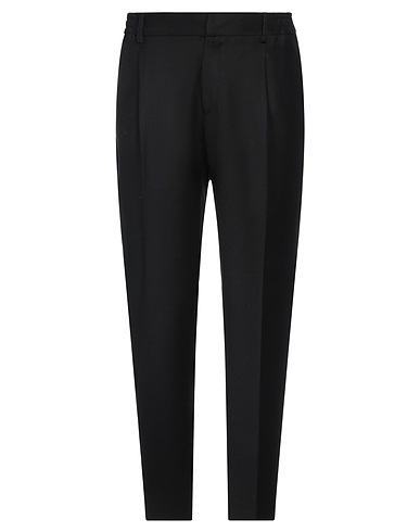 SUITHOMME Casual trouser Black 99% Virgin Wool, 1% Elastane