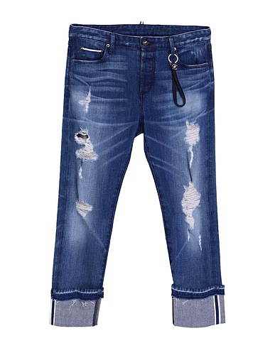 TORTOISE Pantaloni jeans Blu 99% Cotone, 1% Lyocell