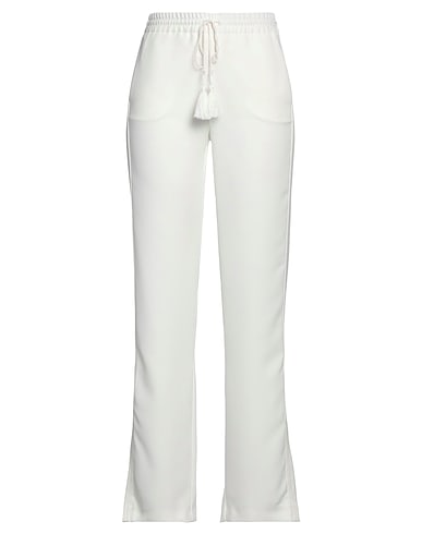ERMANNO FIRENZE Casual trouser 100% Polyester, Cotton, Viscose