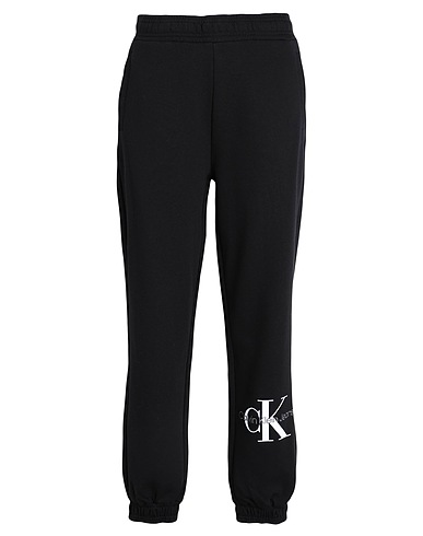 CALVIN KLEIN JEANS Casual trouser Black 50% Cotton, 50% Polyester