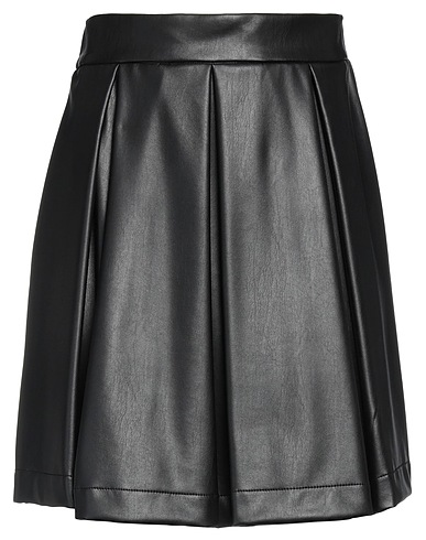 CARLA G. Mini skirt Black 100% Polyurethane