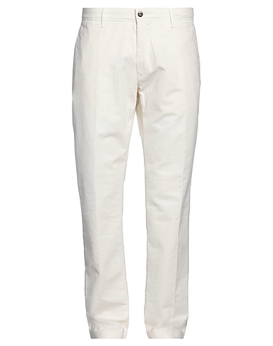 INCOTEX Casual pants SLACKS BY SLOWEAR White 96% Cotton, 4% Elastane