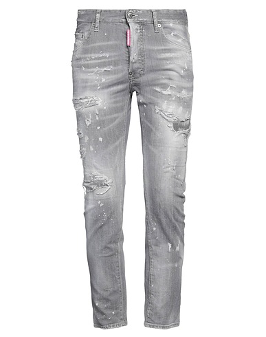 DSQUARED2 Denim pants Grey 98% Cotton, 2% Elastane