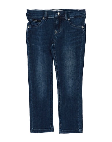 PHILIPP PLEIN Denim trousers Blue 98% Cotton, 2% Elastane