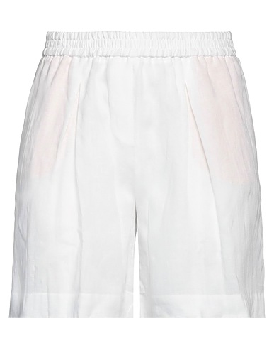 FABIANA FILIPPI Shorts & Bermuda BIANCO 100% Linen