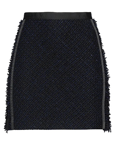 EMPORIO ARMANI Mini skirt Black 98% Polyester, 2% Wool
