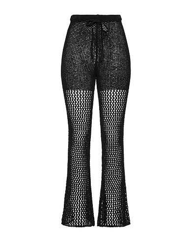 GIUSEPPE DI MORABITO Casual trouser Black 50% Cotton, 33% Viscose, 17% Polyamide