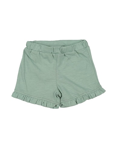 MINIBANDA by SARABANDA Shorts & Bermuda Sage green 100% Cotton