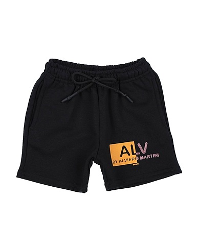 ALV by ALVIERO MARTINI Shorts & Bermuda Black 65% Cotton, 35% Polyester