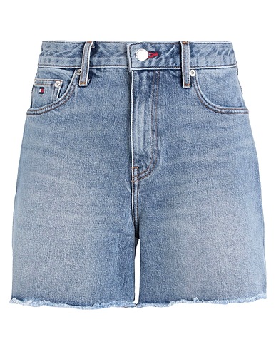 TOMMY HILFIGER Shorts Blau 97% Baumwolle, 2% Polyester, 1% Elastan