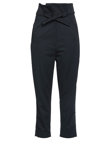 RONI HELOU Pantalone Nero 45% Lana, 45% Cotone, 10% Nylon