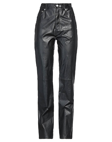 HELMUT LANG Casual trouser Black 100% Sheepskin