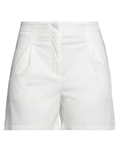 BOMBOOGIE Shorts et Bermudas Blanc cassé 70% Coton, 25% Polyamide, 5% Élasthanne