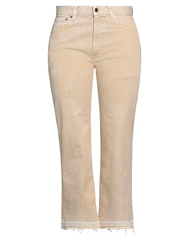 JUST CAVALLI Pantaloni jeans Sabbia 98% Cotone, 2% Elastan, Pelle di bovino