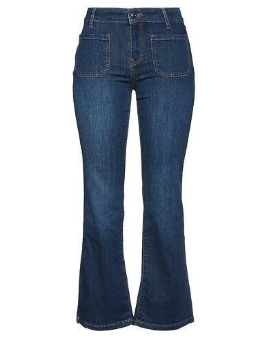 CARACTÈRE Denim pants Blue 98% Cotton, 2% Elastane