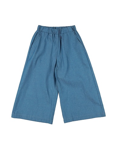 VICOLO Casual pants Slate blue 60% Cotton, 40% Polyester