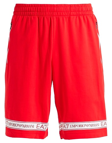 EA7 Shorts & Bermuda Red 100% Cotton