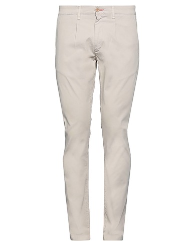 QB24 Casual trouser Beige 97% Cotton, 3% Elastane