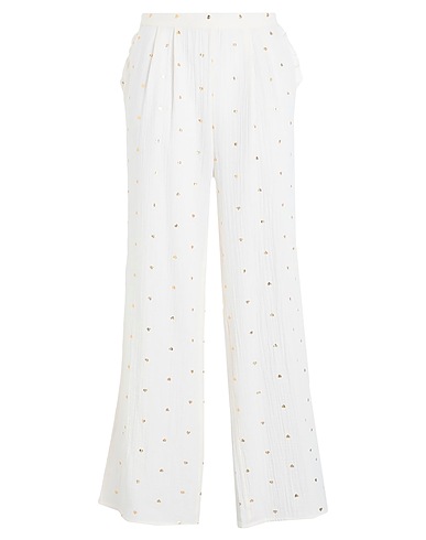 & OTHER STORIES Casual trouser Ivory 100% Organic cotton