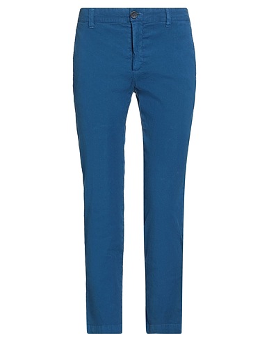 120% LINO Pantalone Blu 60% Lino, 38% Cotone, 2% Elastan