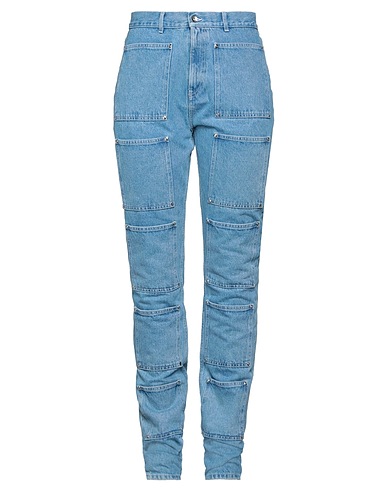 LOURDES NEW YORK Denim trousers Blue 100% Cotton