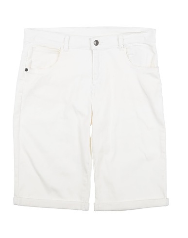 GUESS Shorts & Bermuda Ivory 98% Cotton, 2% Elastane