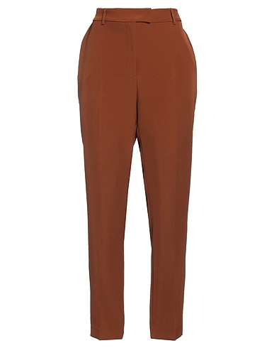 MANILA GRACE Pantalone Marrone 96% Poliestere, 4% Elastan