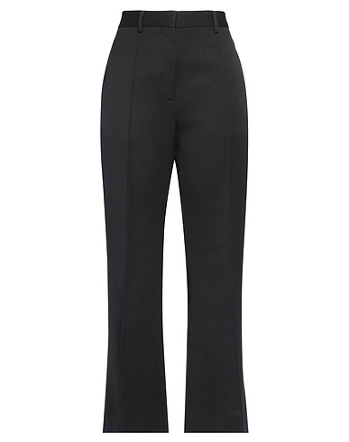 LANVIN Casual trouser Black 100% Wool, Polyester, Silk