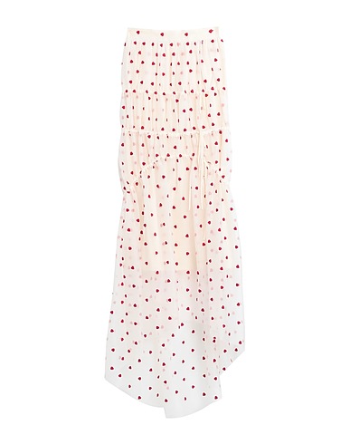 BROCK COLLECTION Long skirt Ivory 61% Silk, 39% Polyester, Cotton