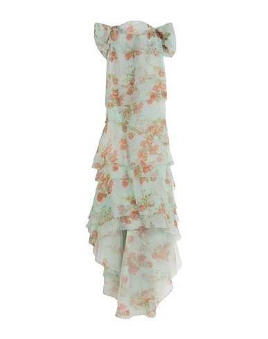 BROCK COLLECTION Maxi Skirts Light green 100% Silk