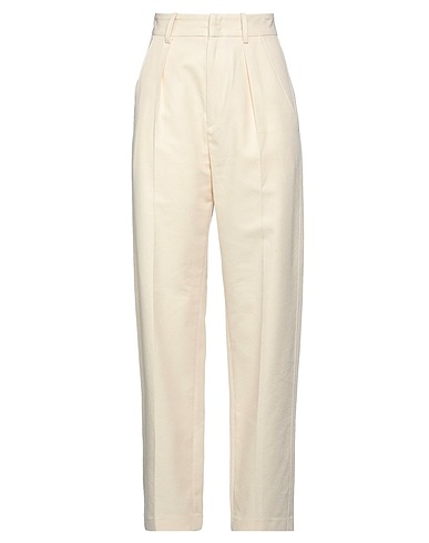 MARANT ÉTOILE Casual trouser Beige 89% Cotton, 11% Polyamide