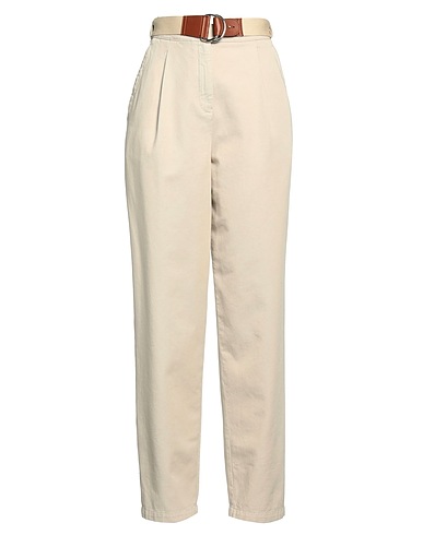 EMPORIO ARMANI Casual trouser Beige 55% Lyocell, 45% Linen