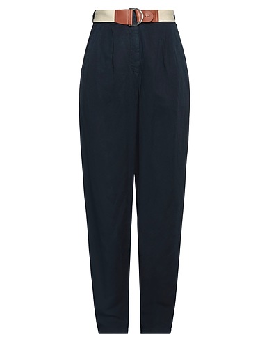 EMPORIO ARMANI Casual trouser Midnight blue 55% Lyocell, 45% Linen