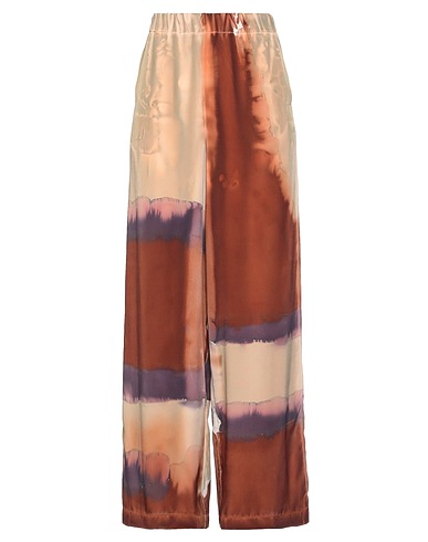ROBERTO COLLINA Casual pants Rust 100% Polyester