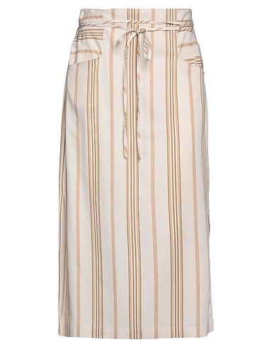 CARACTÈRE Midi skirt Beige 88% Viscose, 12% Polyamide