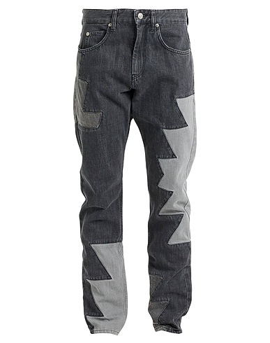 ISABEL MARANT Denim pants Grey 100% Cotton