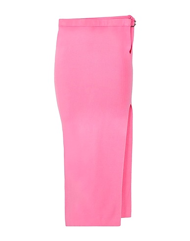 8 by YOOX Maxi Skirts CUT OUT DETAIL MIDI SKIRT
 Pink 73% Viscose, 27% Recycled polyamide