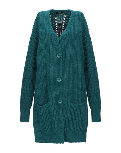 SEVENTY VENEZIA Cardigan Verde 35% Poliammide, 32% Acrilico, 20% Lana, 13% Lana di alpaca