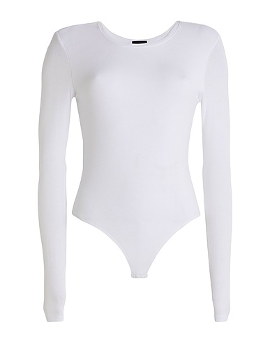 ATM ANTHONY THOMAS MELILLO Bodysuit White 96% Modal, 4% Elastane