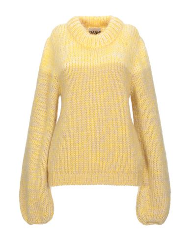 Ganni Turtleneck In Yellow