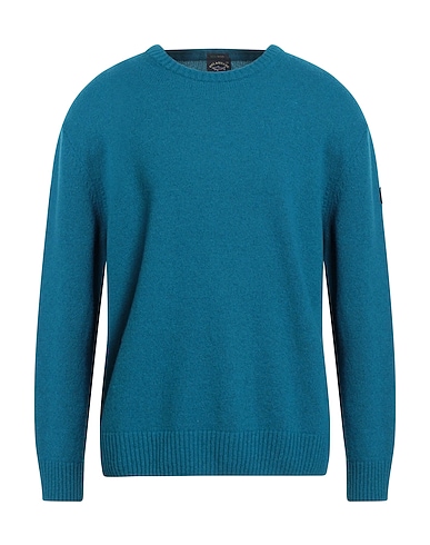 PAUL & SHARK Jumper Deep teal 80% Virgin Wool, 20% Nylon
