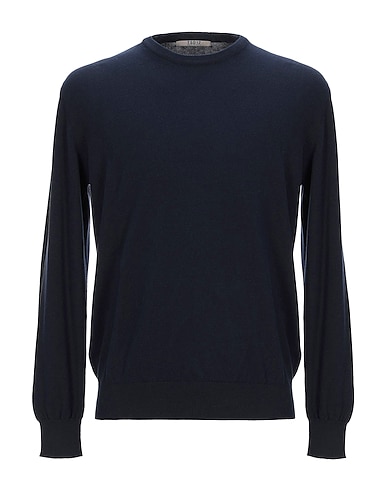 TSD12 Pullover Blu notte 100% Cotone