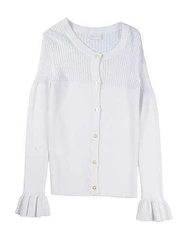 PINKO UP Cardigan White 65% Viscose, 35% Polyamide