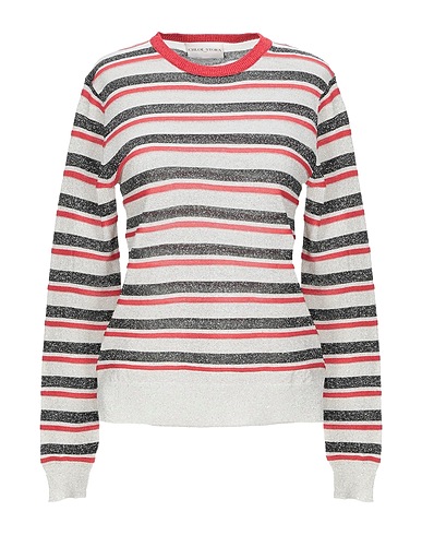 CHLOÉ STORA Jumper Brick red 49% Acrylic, 29% Viscose, 14% Polyester, 8% Metallic fiber