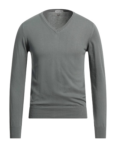 DANIELE ALESSANDRINI HOMME Pullover Grau 100% Baumwolle