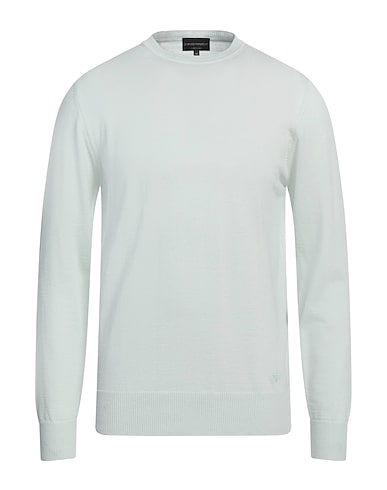 EMPORIO ARMANI プルオーバー スカイブルー バージンウール 100%