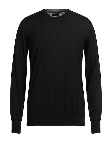 EMPORIO ARMANI Sweater Black 100% Virgin Wool