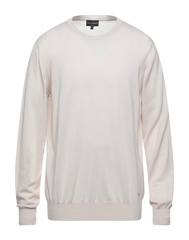 EMPORIO ARMANI Sweater Ivory 100% Virgin Wool