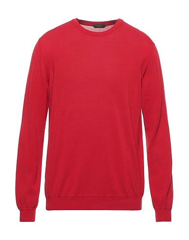 ZANONE Jumper Red 100% Cotton