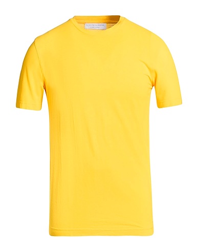 FILIPPO DE LAURENTIIS T-shirt basique Jaune 100% Coton